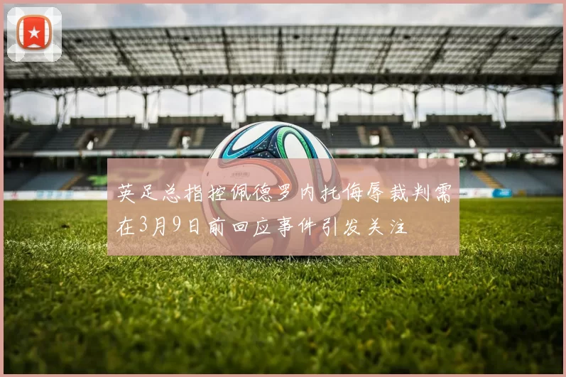 英足总指控佩德罗内托侮辱裁判需在3月9日前回应事件引发关注
